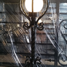 The decorative bridge for a garden