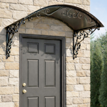 Peak over a porch from metal 4