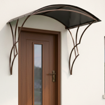 Peak over a porch from metal 9