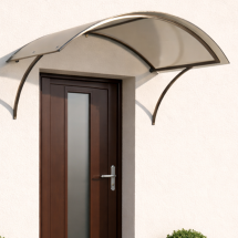 Козырек над крыльцом из металла